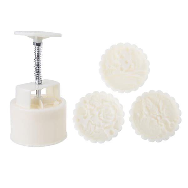 Blomsterdesign Håndtrykk Fondant Dekor Kakeform Fo