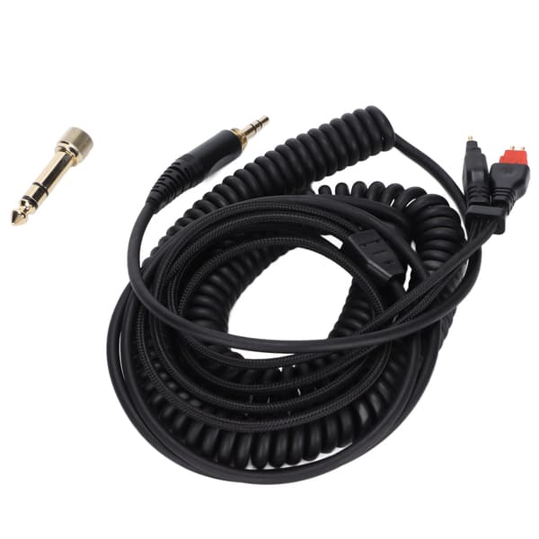 Replacement Audio Extension Cable Headphone Spring Wire Fits for HD660s HD650 HD600 HD580