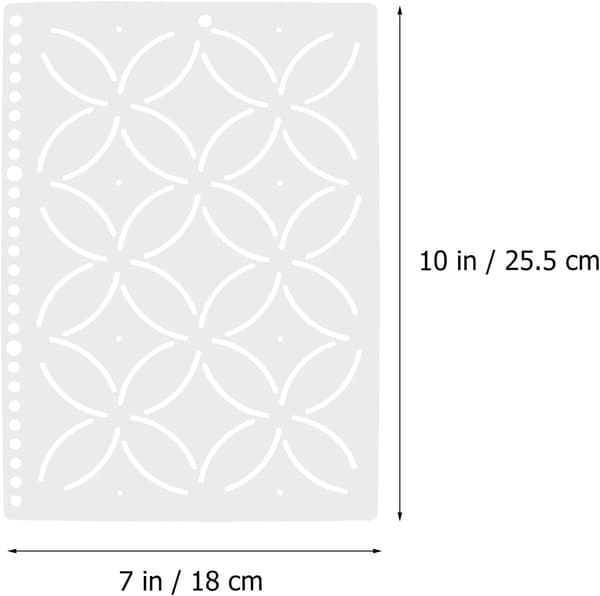 Pp Syning Skabelon Quiltelinjal til DIY Tøj Patchwork med Glat Overflade og Gratfri Design