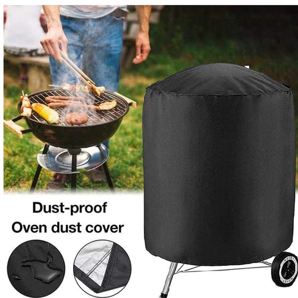 Protective Grill Cover Waterproof, Anti UV - 70 x 70 cm - Silver