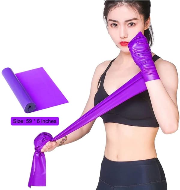 Latex Ballet Stretch Band, Total Flexibility Dance Training Physiotherapy Tool for Home Gym, Compact Easy Use Natural Latex Rubber Multi-Grip