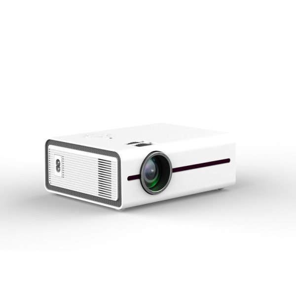 Mini bærbar projektor, WiFi Bluetooth 4K projektor støtter 1080P Full HD, hjemmekino egnet for smarttelefon iPad, HDMI/USB