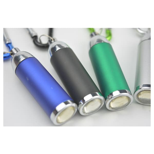Setti, jossa 6 mini-taskulamppuavaimenperää Avaimenperä Mini-taskulamppu Käytännöllinen lelu