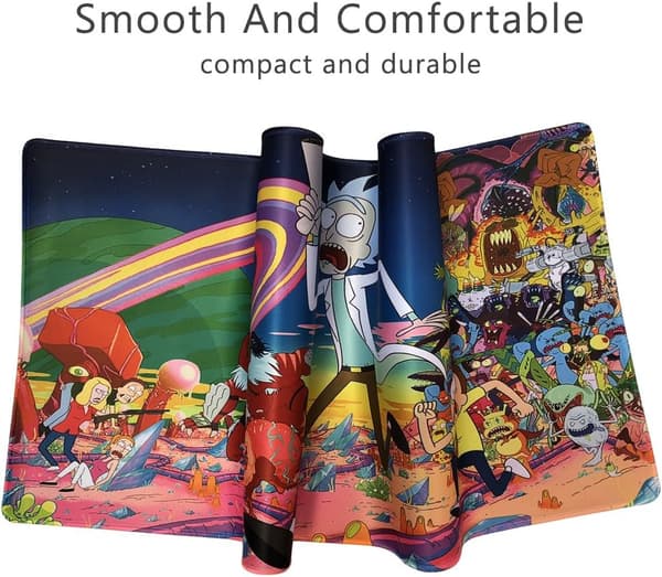 Gaming Musematte 90x40cm Stor Databordmatte Kontormusematte Sklisikker Gummibase Vanntett Sydd Kant