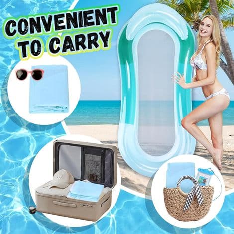 Inflatable Pool Mattress. Floating Air Mattress. Inflatable Pool Armchair. (150 x 75 cm)