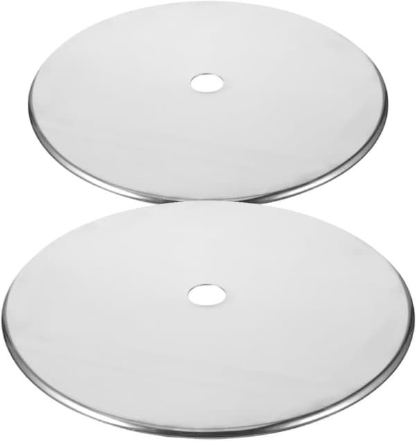 2 stk. induktionsspredeplade Induktionskomfur tilbehør 8.66x8.66x0.39 tommer