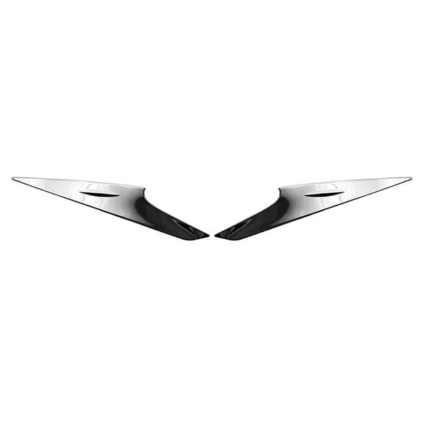 for Yaris 2020 2021 ABS Krom Frontlykt Lampe Deksel Trim Strip Øyenbryn Deksel