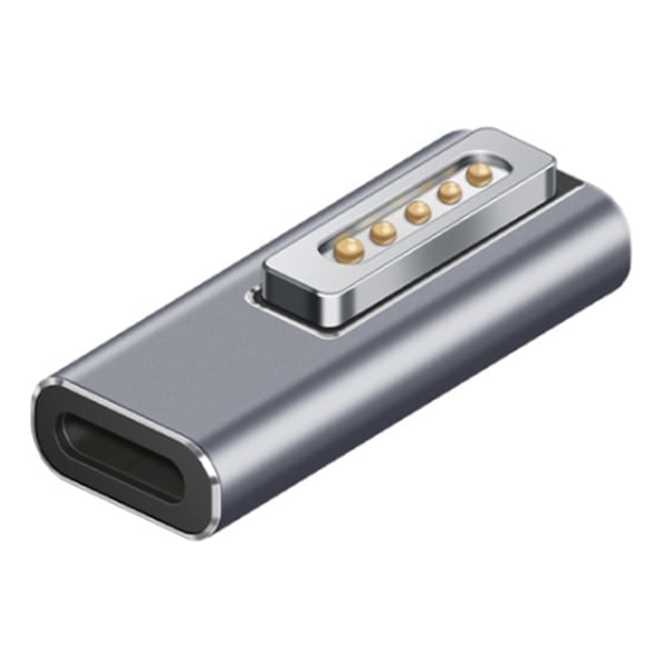 för Notebook Type-C Hon till Magnetisk Hane Laptop Adapter med Indikator PD Trick Adapter för Magsafe2