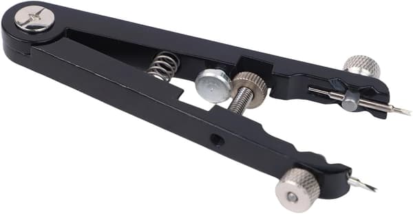 Sett Quick Spring Bar Tasks Multifunksjonell klokketang for utskifting (svart) Svart Black