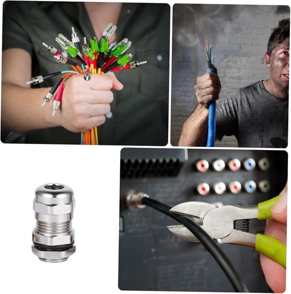 5st Connection Metal Cable Fixing Head Wire Connector for Outdoor Use Cable Glands Joints