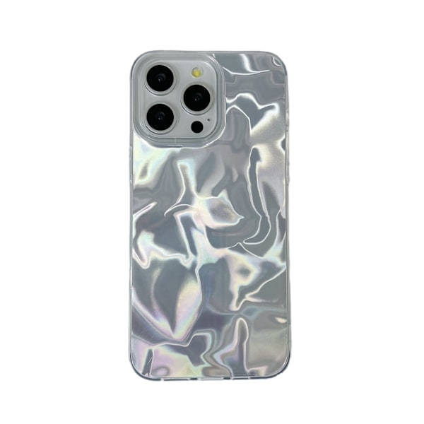 Compatible with Apple's Drop-Proof Feather Yarn + PC Protective Case, Durable Protective Cover White Background IP 16 PLUS White Background IP 16 PLUS