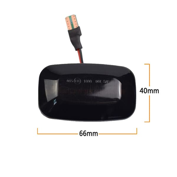 2 stk. dynamiske LED-sidemarkeringslys blinklys til Land Cruiser 70 80 100-serien