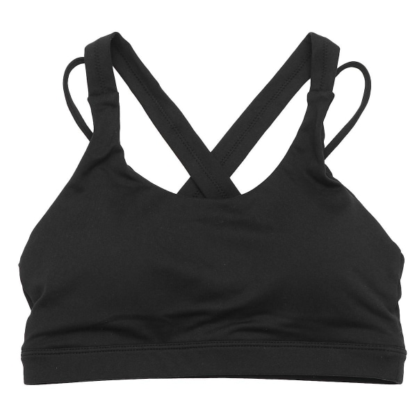 1 st Sportväst Stötsäker Samla Sport-BH Underkläder Yogakostym Justerbar Bär Fitness Vackert Black L