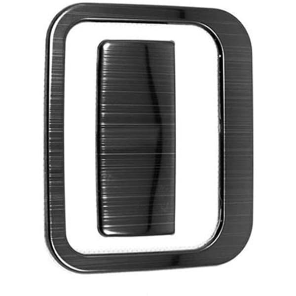 For 2019-2021 Stainless Steel Car Copilot Storage Handle Handle Box Frame Cover Decal Trim Stickers Black