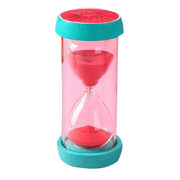 Barnas Mini Sandklokke Timer 15 Minutter Sandklokke Barnas Leke Sandklokke Timeglass 12,8 * 5,6 cm 12.8*5.6cm