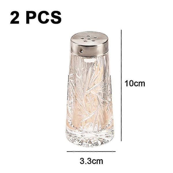 Refillable Spice Bottle Salt and Pepper Shaker Kitchen Decor (set of 2) Salt Shaker Set