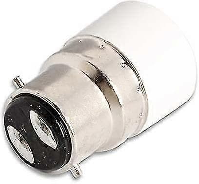 5-pakning B22 til E14 Pæresokkelomformer B22 Sokkelbryter til Standard E14 Adapter Lampeholder