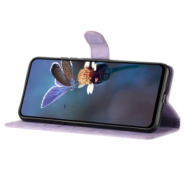 Kompatibel med Samsung Galaxy A53 5G Etui Læder Præget Blomstret Telefoncover Pung med Håndledsrem - Perfekt Style E_tfrf Style E Style E