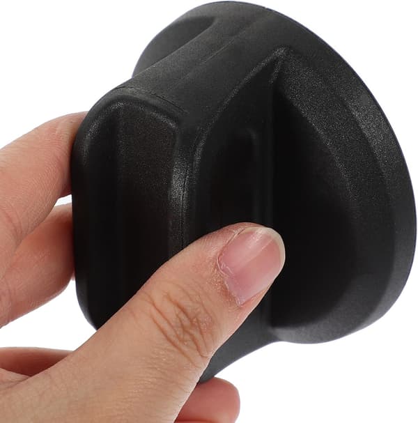 Universal Replacement Pot Lid Handle in Black Bakelite, Robust and Easy to Grip, Protects Against Burns
