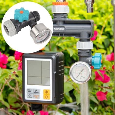 Choyclit - Adjustable Water Pressure Reducing Valve G3/4in - Adjustable Pressure up to 10 bar - Easy Installation with Internal/External Thread