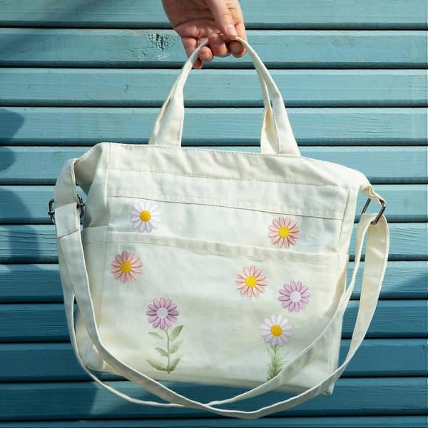 Blommor Stryk-på-applikationer för ryggsäckar - Kläder, väskor, hattar & jeans
