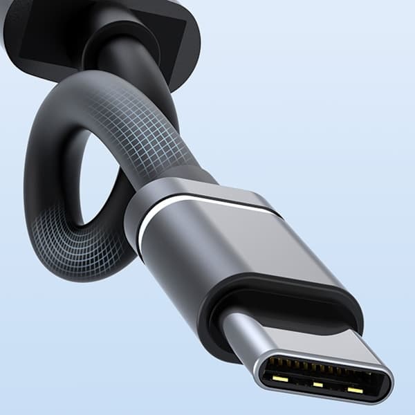 Type-C Dockingstation til 3,5 mm Jack USB2.0 TypeC HUB 4-i-1 Splitter USB C Adapter til UDisk Tastatur Grå 0,03