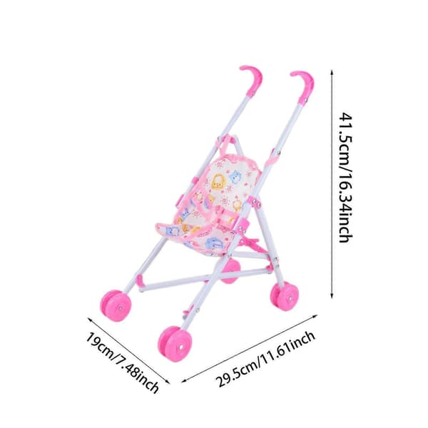 10 inch Simulation Stroller Toy Gift Early Development Party Favors Realistic