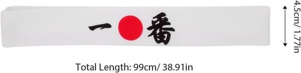 2 stk pannebånd i japansk stil Samurai Karate Trening Trening Trening Pannebånd