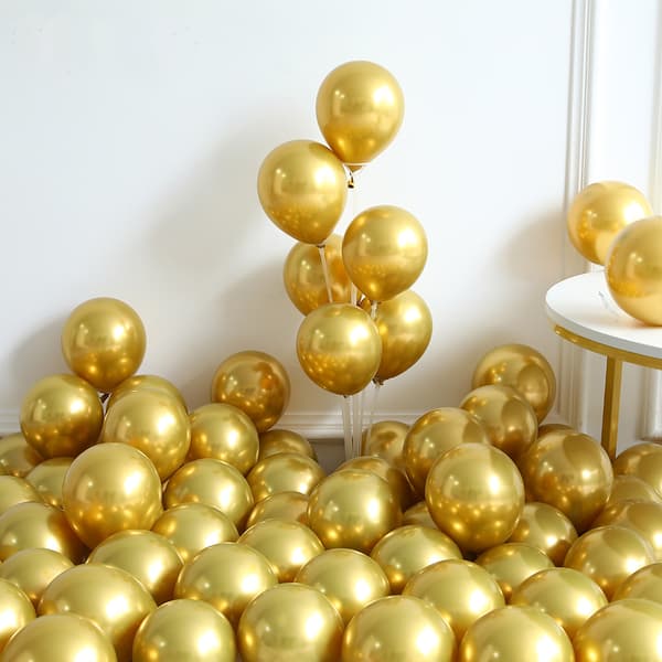 Marinblå ballongbåge kit, 66PCS blå guld födelsedag ballongbåge