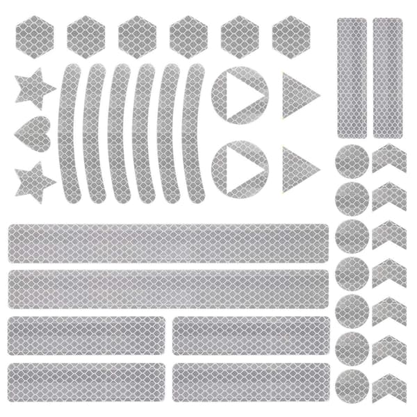 Reflective Safety Labels - Reflective Tape for Traffic - Car Reflective Label - Warning Tape - Reflective Strips - For Strollers