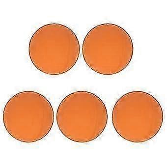 6 cm orange hoppebold, sæt med 5, sikre og miljøvenlige gummihåndtræningsbolde til børn, bærbare til swimmingpools og strande