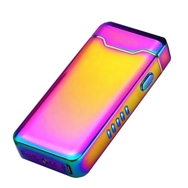 Smart Lighter - Plasma Lighter, Elektrisk, Micro USB Genopladelig, Stilfuld, Vindtæt, Forskellige farver, Gasfri Lighter, Innovativ, Fantastisk gave, Ungdom