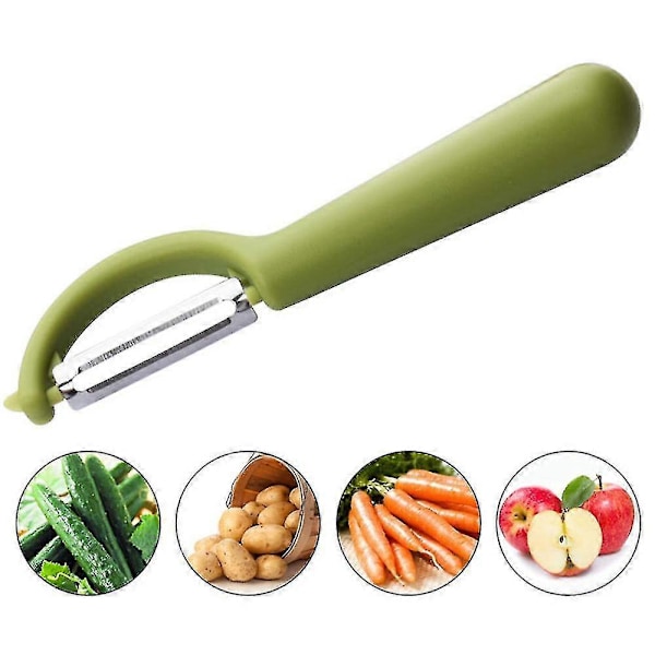 Perunankuorija, vihannes- ja hedelmäkuorija ruostumattomasta teräksestä keittiöön Green