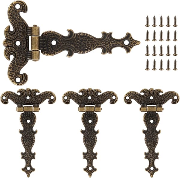 4-delt T-stropphengselsett - Kraftig 4,33\" 2,75\" Antique Bronze