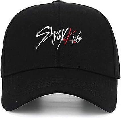 Stray Kids Lippis Säädettävä Baseball-lippis Lippis Naisille Musta Lippis