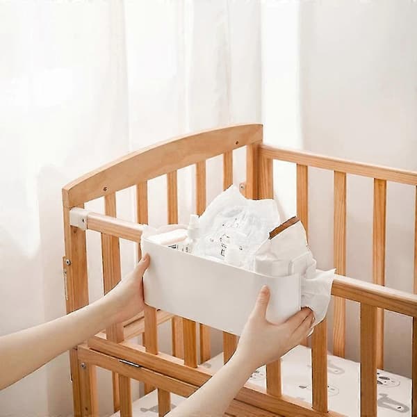 Bedside Shelf Pockets Storage Holder For Storing Remote Controls Mobile Phone Charging Bed Living Room Bathroom -Qin