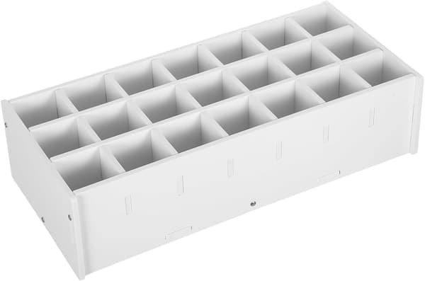 Trefargeflaskeorganisator 21-roms pigmentholder kunstoppbevaringsstativ