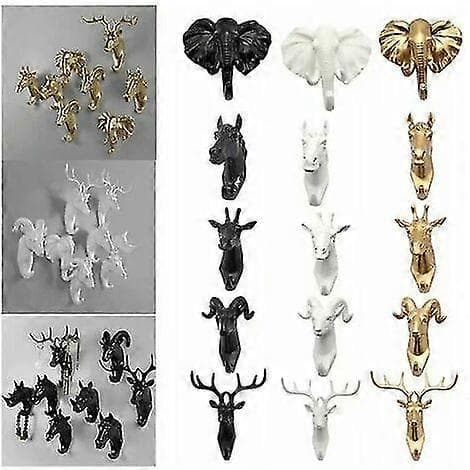 Coat Rack Key Animal Deer Black, Living Room