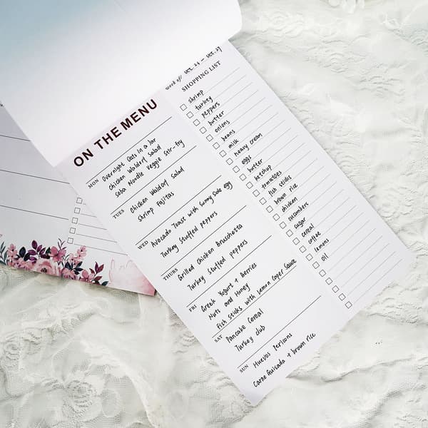 Magnetic Notepad - PZ021 Minimalist Meal Plan
