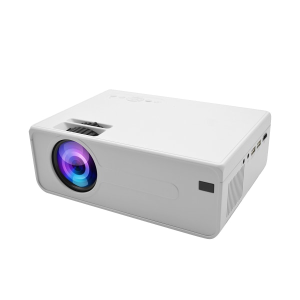 WiFi-projektor, 1080P Full HD-miniprojektor [projektorskärm medföljer], hemmabio
