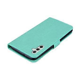 Plånboksfodral för Samsung Galaxy S24 FE Uggla Blomma Tryckt Strass Läderfodral Stil C Style C