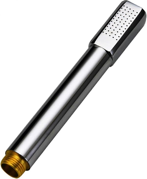 Forkromet messing universal mini brusehoved (firkantet)