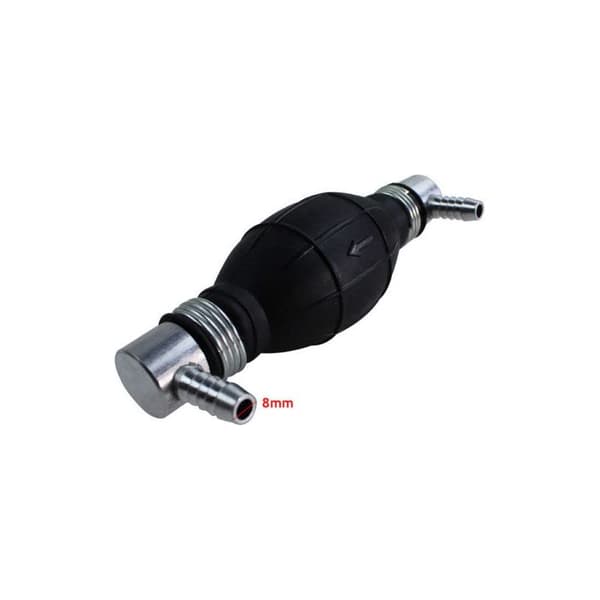 Bränsleprimerpump för diesel- och bensinbränslesystem, 8 mm 90° vinkel, universal
