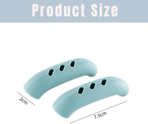 6 Pieces Silicone Pot Handle Covers, Heat Resistant Pot Holder