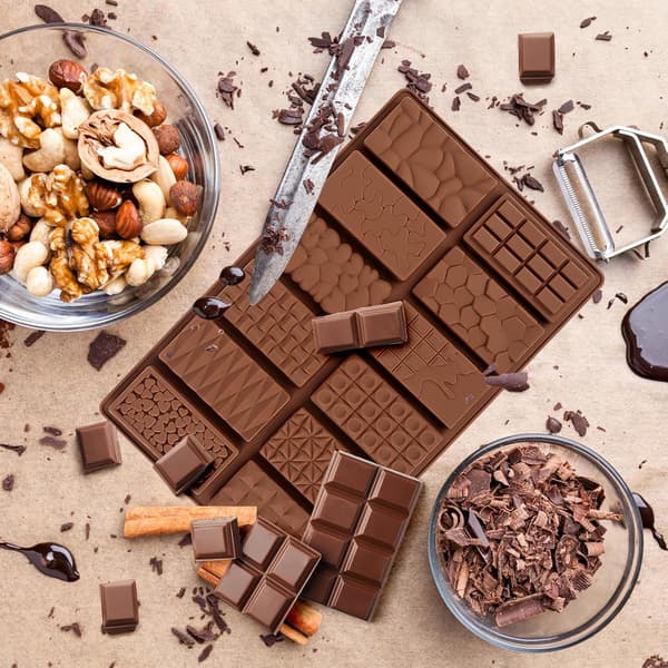 Silikoneform Chokoladeform 2 Dele, Chokoladeform 12