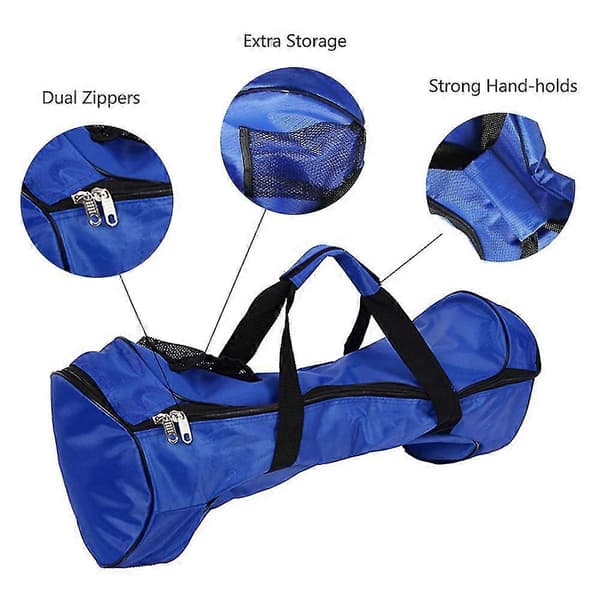 Portable Waterproof Double Zipper Carry Bag for Two-Wheel Self-Balancing Smart Scooter Drifting Board