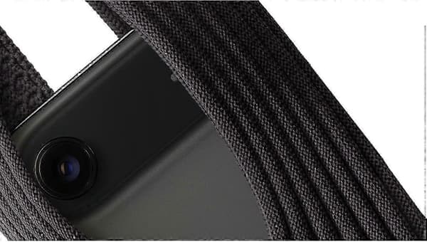 Phone Pocket - Cut Sock One Piece 3D Knitted Accessory, Split Sock Style Portable Phone Case, as Shoulder Bag 40cm Short Version for iPhone