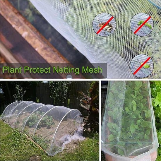 Insect Net Insect Net Vegetable Garden Net Garden Net Protective Net for Vegetable Plants Multifunctional Protective Net Portable 3x6m