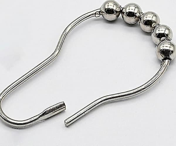 Duschdraperikrokar Ringar, Metall Duschdraperikrokar Ringar 12st