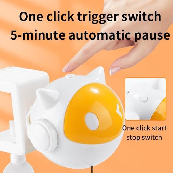 Automatic Cat Toy - with Lifting Function. This toy allows kittens to play independently and create their own little world.